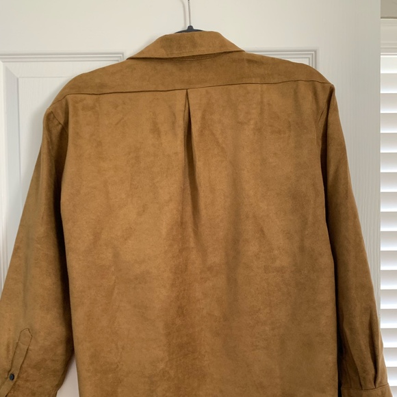 Women’s Banana Republic Oversized Vegan Suede Top in “Horse Hair” - Picture 5 of 5